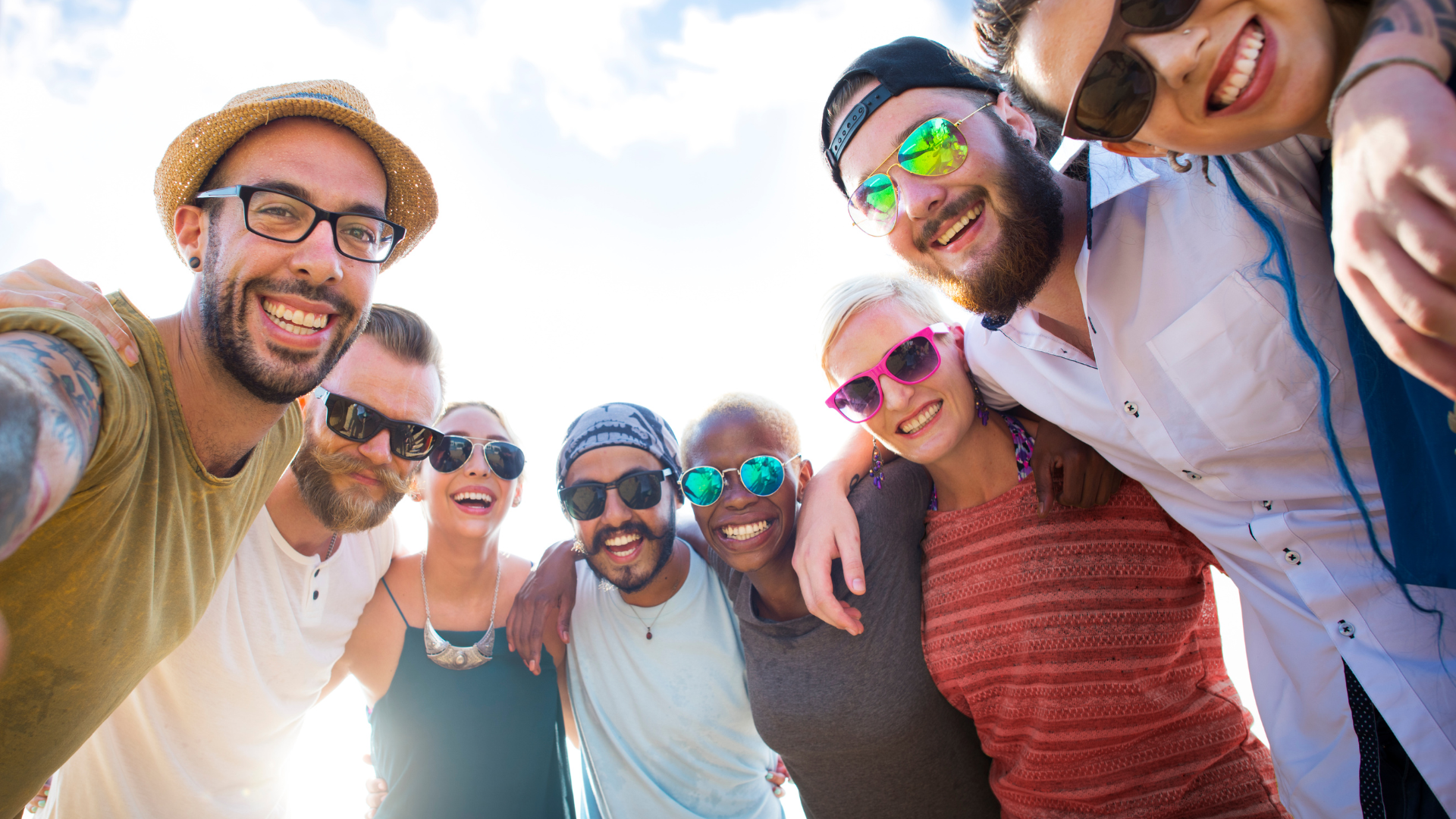 People Celebrating charity work